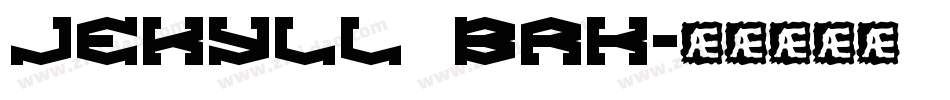 Jekyll BRK字体转换